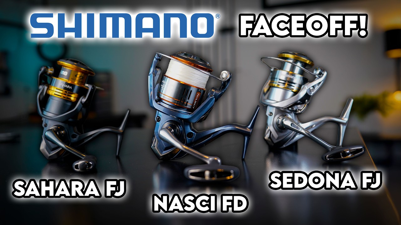 Сравнение катушек Shimano Sedona FJ, Sahara FJ и Nasci FD: какая катушка подойдет именно ВАМ?
