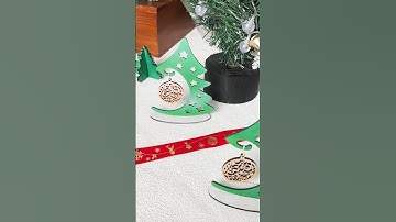 Laser cut Christmas tree 🎄 with NEJE Max4