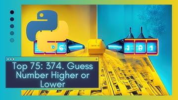 Crack LeetCode 374. Guess Number Higher or Lower with Binary Search! | Python Coding Interview