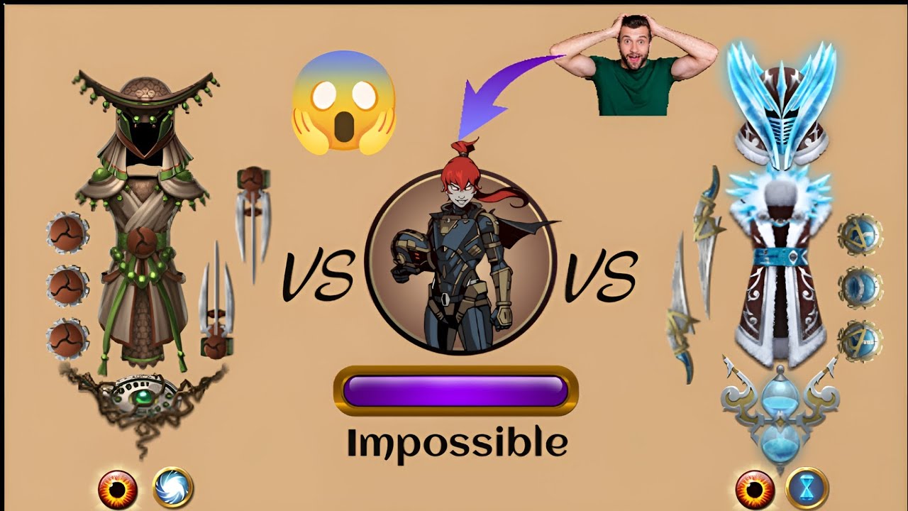 Shadow Fight 2 || Monk Set vs Chronos Set 「iOS/Android Gameplay」