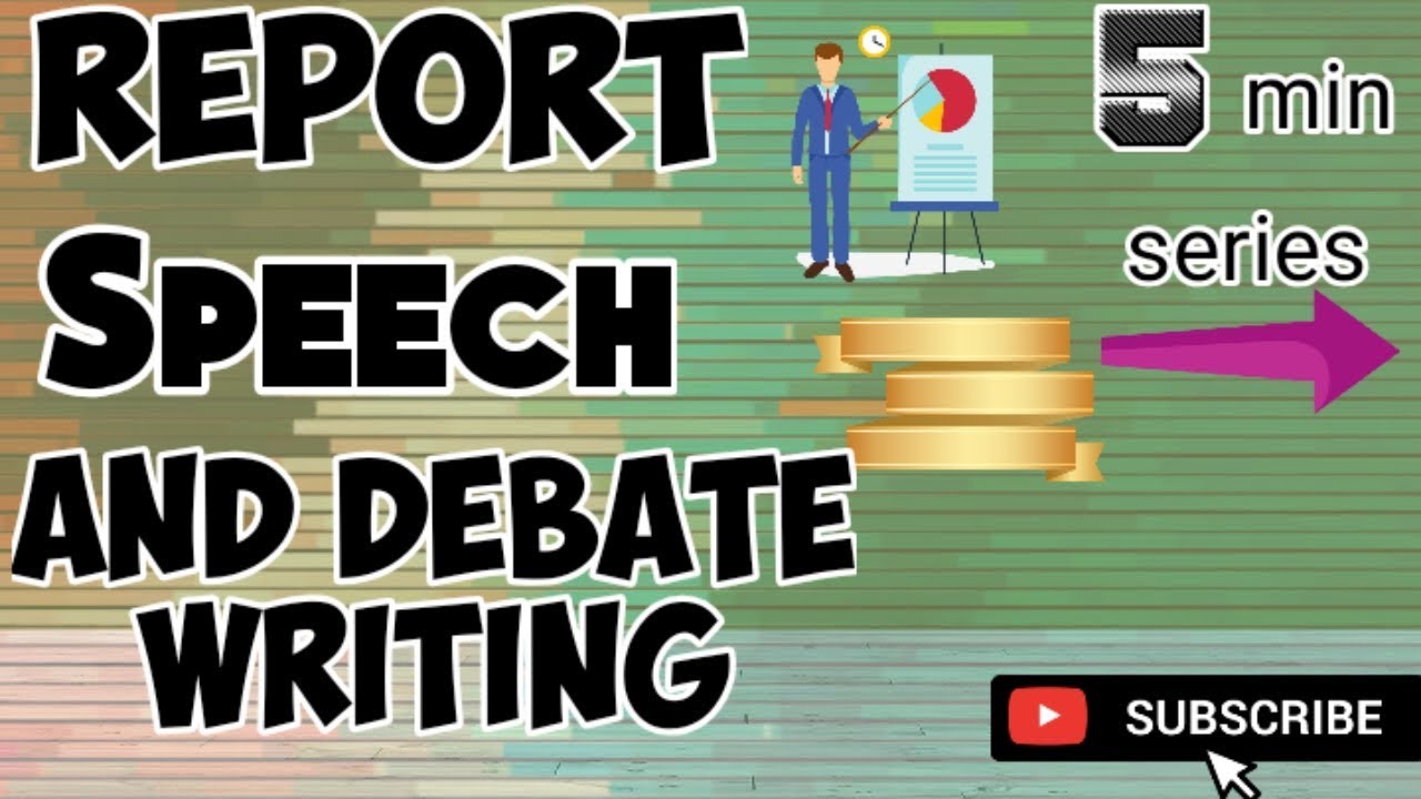 report writing on speech competition