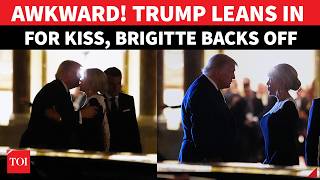 ON CAM: Trump Goes In For A Kiss, Brigitte Pulls Away As Macron Watches | HIGH DRAMA At G7