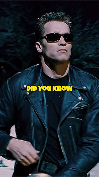 Did You Know For Terminator? #terminator #arnoldschwarzenegger