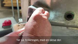 Monteringsfilm Av K11 Koblingsboks Og 1 14 Varmekolbe