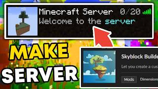 How to Make a SkyBlock Minecraft Server (Easy Setup)