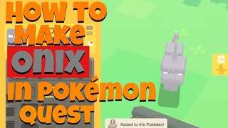 Pokémon Quest - Receta Onix 96% genial para avanzar expediciones - nintendo  switch español 