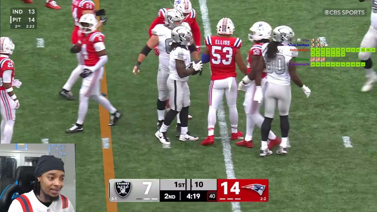 FlightReacts To Raiders vs. New England Patriots Game Highlights | 2026 NFL Season Week 5!