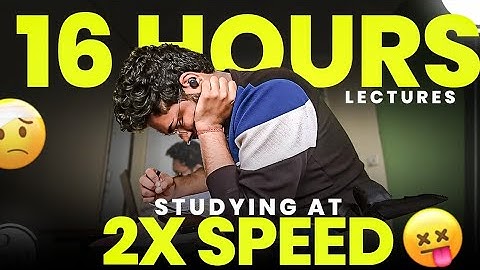 I Watched Lectures at 2x Speed for 7 Days — Here