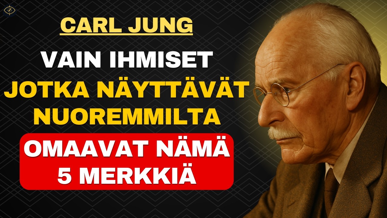 Vain ihmisillä, jotka näyttävät nuoremmilta, on nämä 5 piilotettua merkkiä | Carl Jung