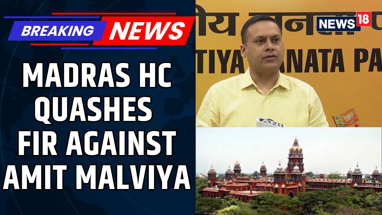 Madras HC Labels Udhayanidhi’s Sanatana Remarks As Hate Speech; Major Win for Amit Malviya | News18