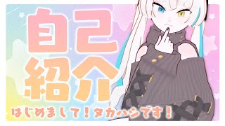 「【自己紹介】はじめまして、タカハシです【Vtuber/タカハシ】」のサムネイル