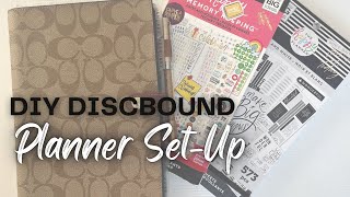 DIY Disc-bound 2024 Coach Planner Set-Up and Flip Through
