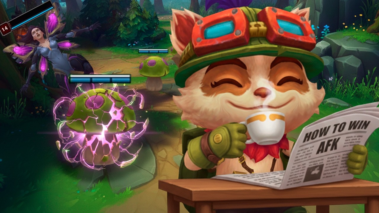 Gané la Teamfight SIN ESTAR en ella: El Support más INJUSTO... (Build Pasiva) 🍄