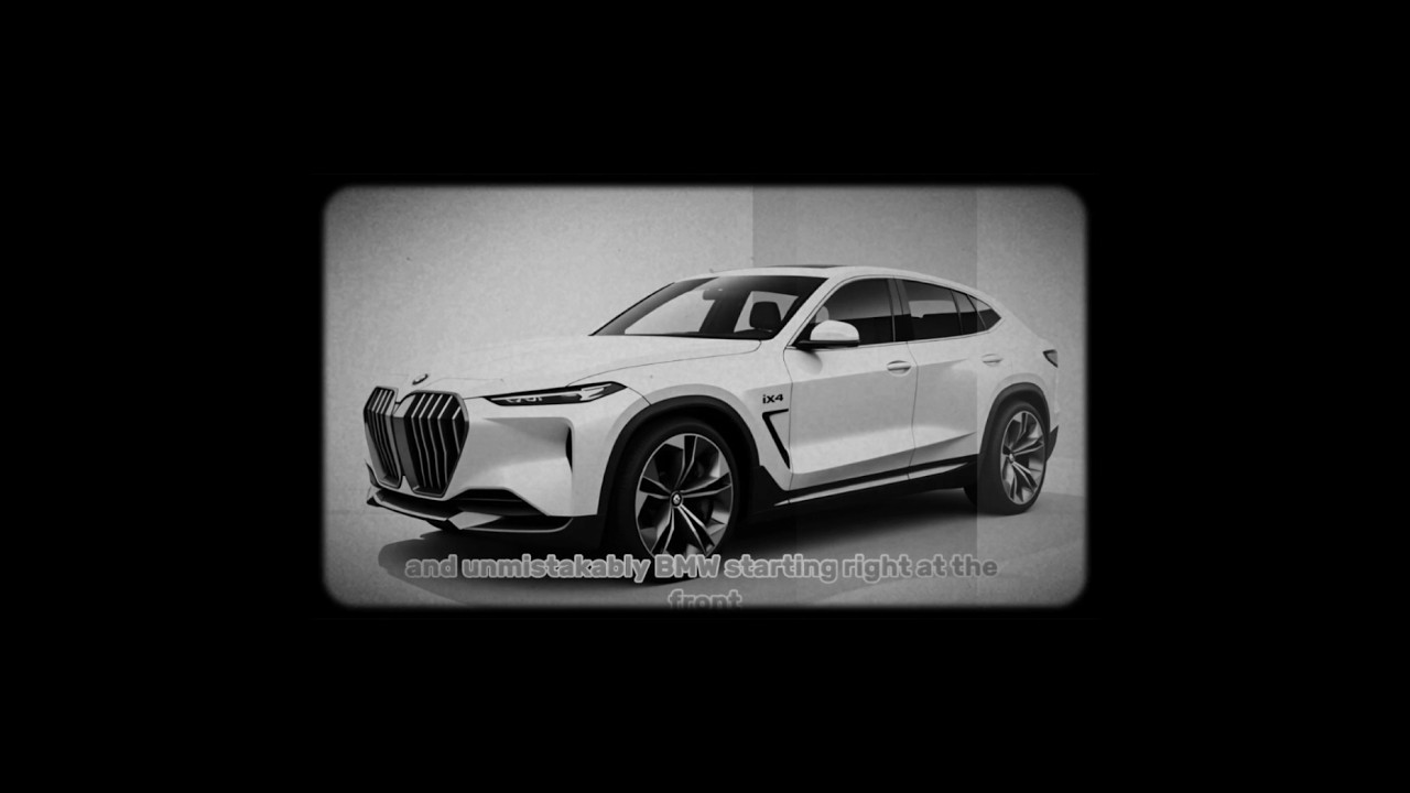 #autorealm #blackwhite #trending #luxury #car #shorts BMW iX4 2026 🤍⚡ | Sleek Electric Coupe SUV