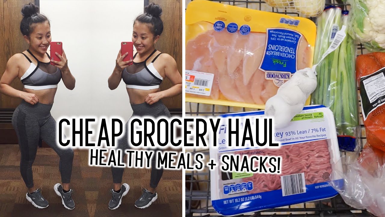 Cheap HEALTHY Grocery Haul | The Bigger The Better Ep 1 - YouTube
