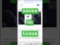 Adobe Software on Linux