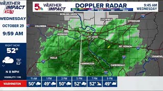 LIVE RADAR: Rain moves through St. Louis region