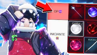 A TIER LIST DEFINITIVA das MELHORES ESPADAS e COMBATS do ...