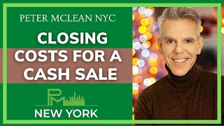 Closing Costs For A Cash Sale.