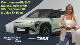 Weltpremiere Kia EV3 / VW Golf 8 als Plug-in-Hybrid / H2-Supersportwagen - eMobility Update