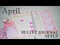 【バレットジャーナル】2018年4月のセットアップ　Bullet Journnal 2018 April Set up