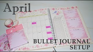 【バレットジャーナル】2018年4月のセットアップ　Bullet Journnal 2018 April Set up