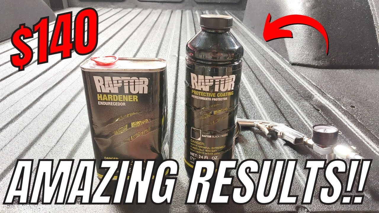 U-POL RAPTOR Bed Liner Protective Coating DIY | 1963 F100 - YouTube