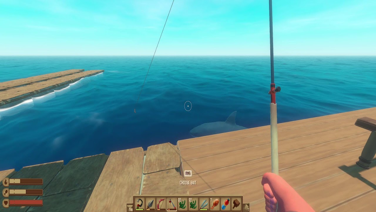 Raft Survival Episode 3 | Blueprint for Steering & Engines - YouTube