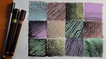 How to Draw Texture Art Exercise