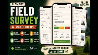 Smart Field Survey & Inspection App 📱 | React Native + Expo | Camera, GPS, Contacts & Clipboard screenshot 2