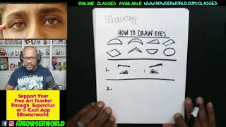 How to Draw Caricature Eyes (Part 1)