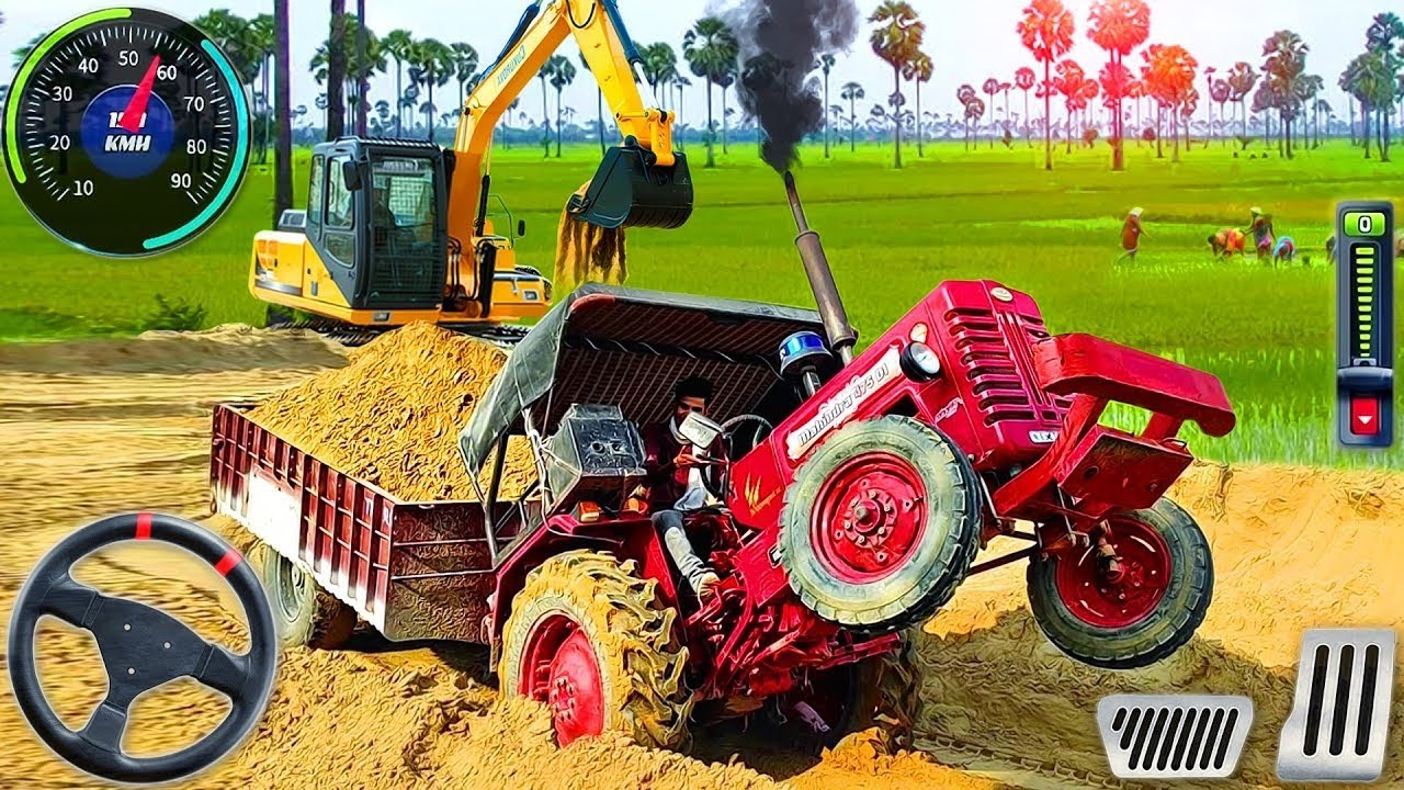 Tractor Trolly Offroad - Android Gameplay