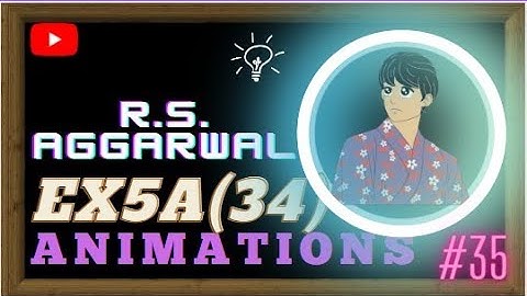 R.s.AggarwaL [Chapter - 5] ARITHMETIC PROGRESSION  [class - 10] Exercise 5A - QUESTION - 34