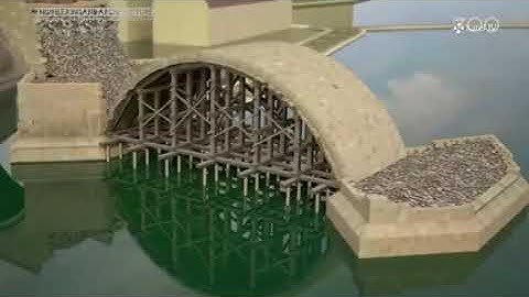 How bridges were built in Central Europe during the Middle Ages