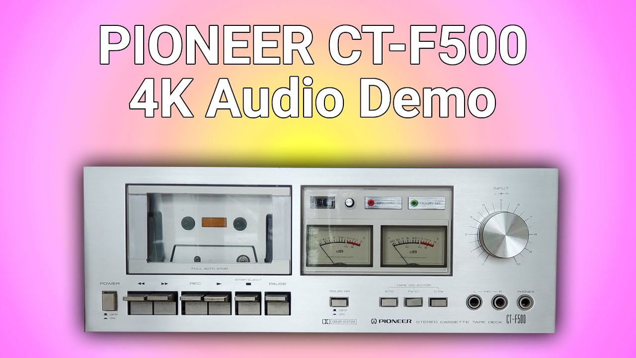 Pioneer CTF500 Playback Demo YouTube