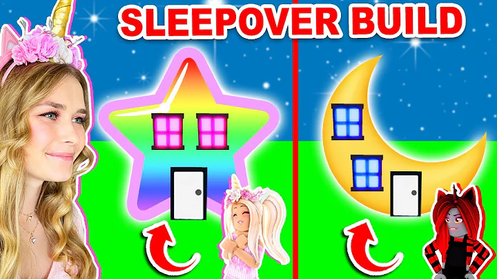 SLEEPOVER Build Challenge With Moody In Adopt Me! ...