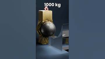 10,000 Cubes vs 1,000kg Ball Physics Simulation