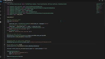 Youtube Chatbot Basic RAG-system