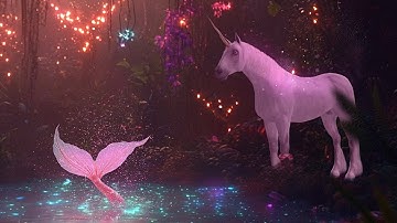 🧜🏼‍♀️✨🦄 Enchanted Unicorn Spring | Fantasy Mermaid Ambiance & Music | Relaxation, Sleep | 6 Hrs