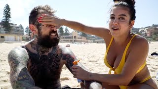 Lena and Adam hit The Beach & The Zoo in Australia