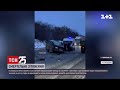 Смертельна ДТП: у Харківській області зіткнулися вантажівка й позашляховик | ТСН 12:00 видео
