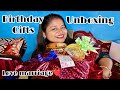 Birt.ay gifts unboxing with you guys special gift from husband vlog