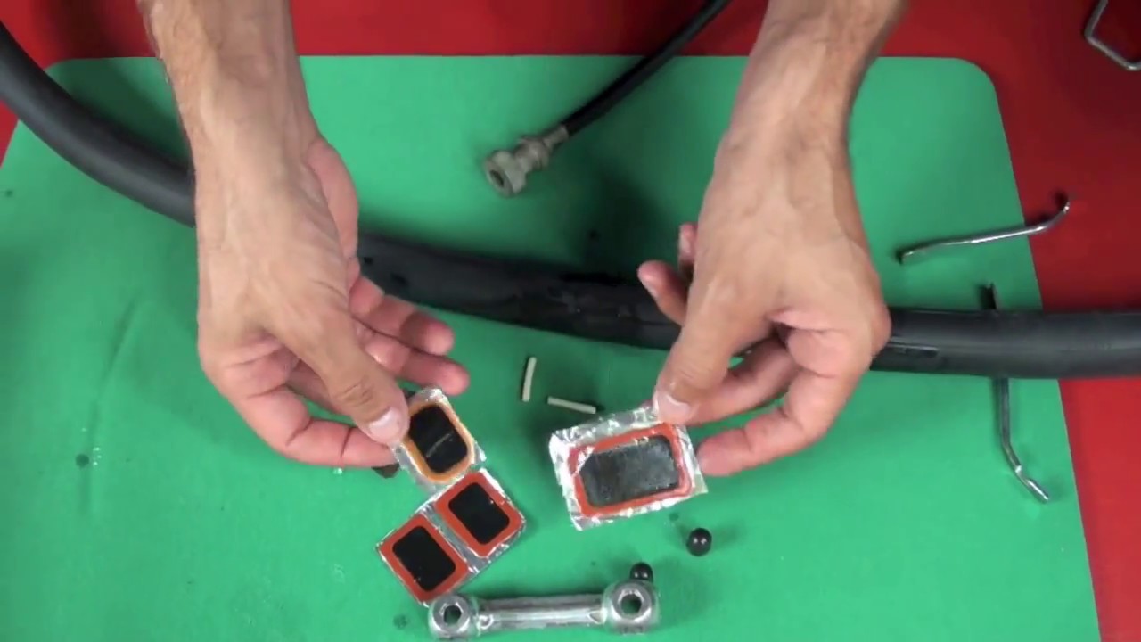 come riparare una ruota bucata di una bicicletta - YouTube