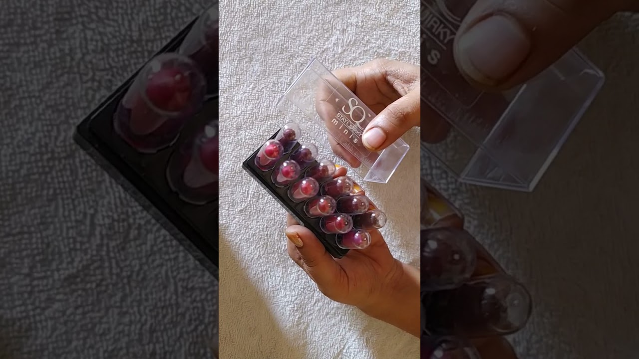 SQ stayquirky minis# lipstick# awesome minis# smooth# All colors in one pack. beautiful....