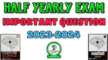 11th computer science half yearly exam important 2m,3m,5m question 2023- 2024
