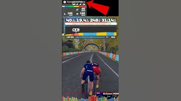 Did a disconnect cost me the win?  #zwift #cycling #disconnect #bluetooth