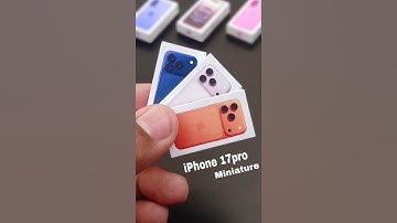 miniature iPhone 17pro #shorts
