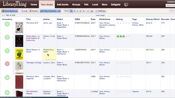 LibraryThing Tiny Tutorial: Take Inventory