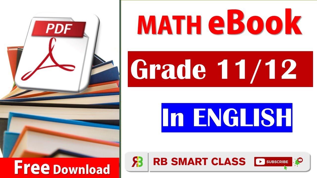 +2 Level Math EBooks in English (PDF) Free Download II RB Smart Class