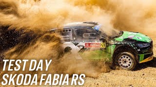 Tes Skoda Fabia Rs Rally2 | For Wrc Rally 2024